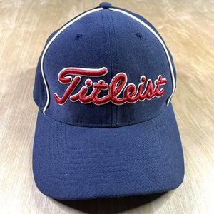 A-Flex Titleist Red White Blue Embroidered Logo Golf Hat Size L/XL